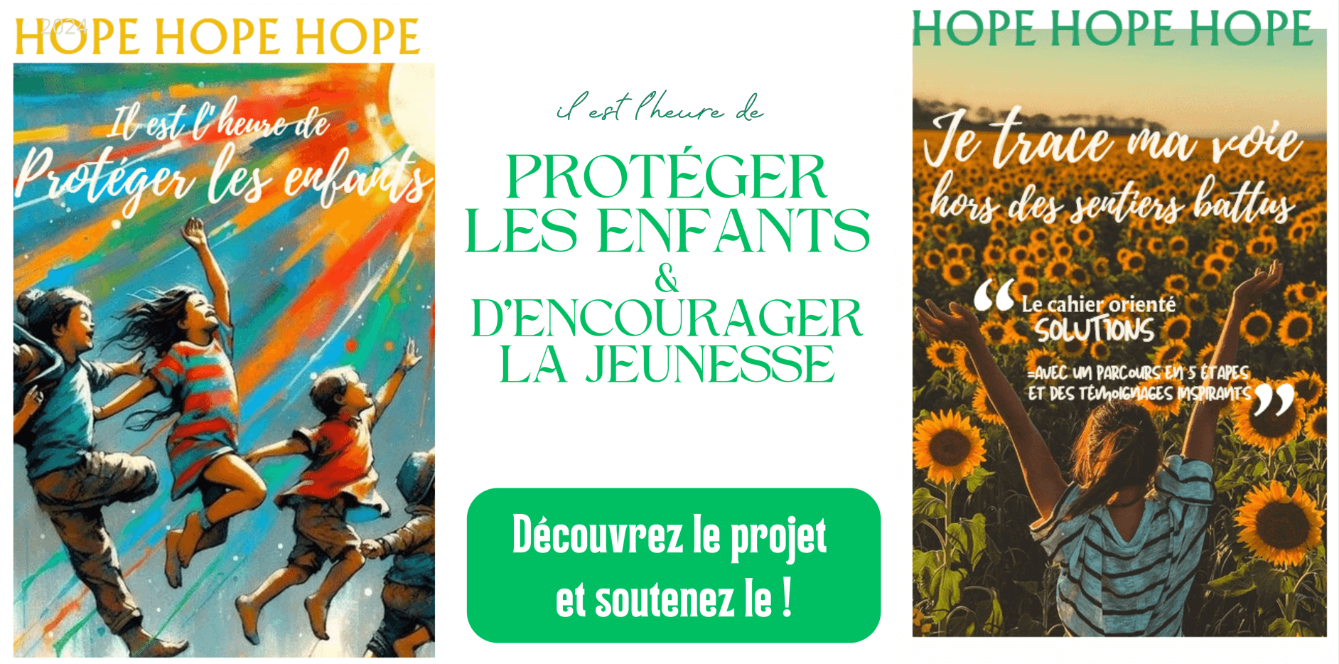 LIVRE Protégeons les enfants et livre je trace ma voie hors des sentiers battus